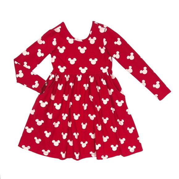 Hanna Andersson Red Disney Mickey Mouse Twirl Dress - Picture 1 of 7